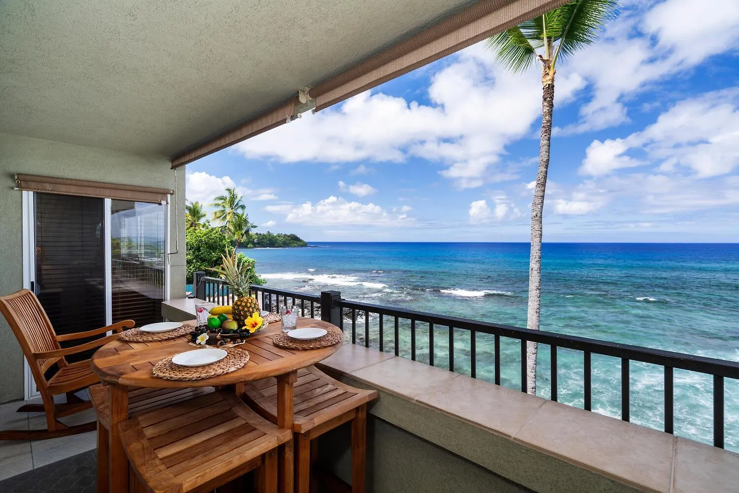 Feriehus Banyan Tree 301: Oceanfront 2/2 Remodeled With Ac Villa Kailua-Kona