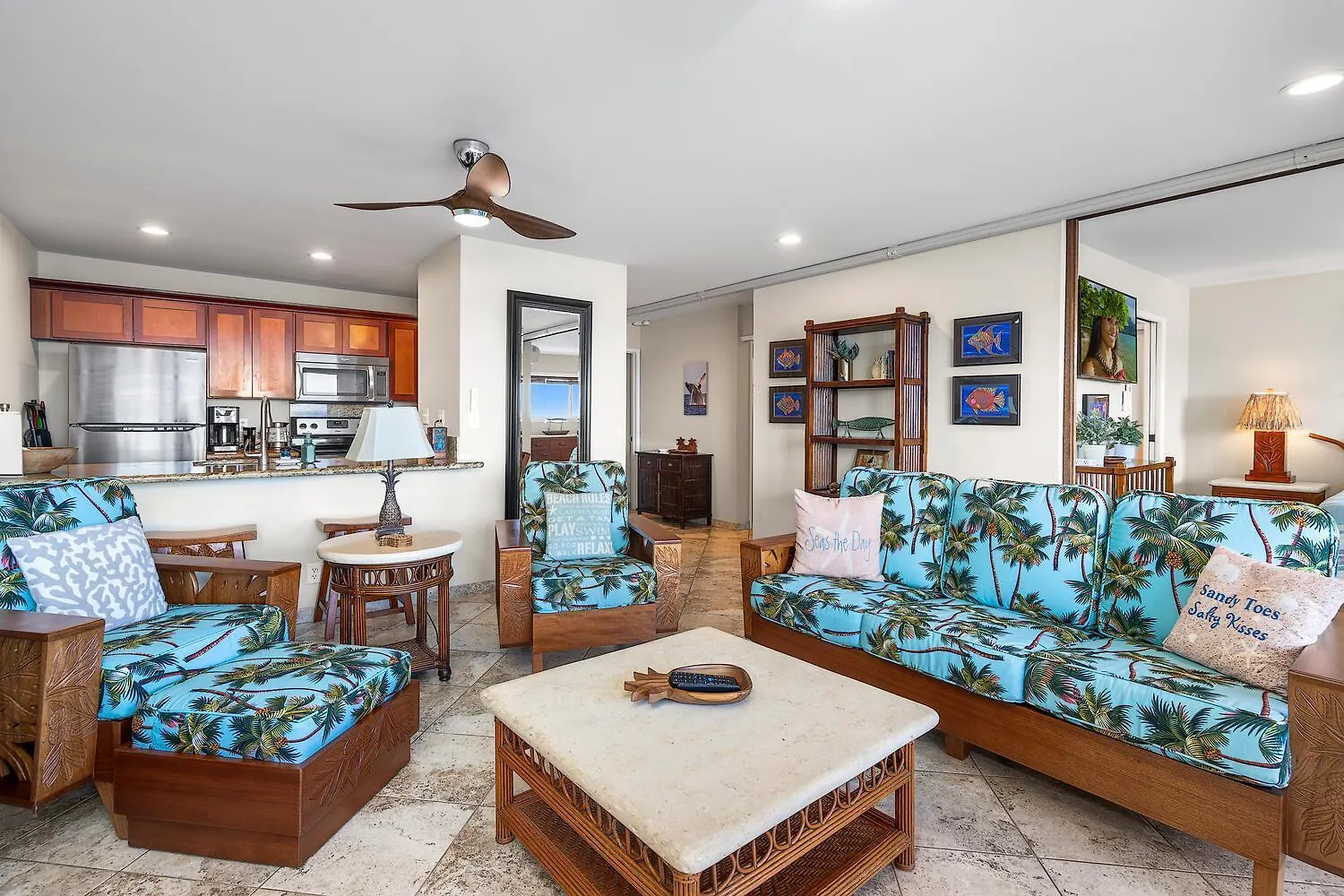 Banyan Tree 301: Oceanfront 2/2 Remodeled With Ac Villa Kailua-Kona 0*,  USA