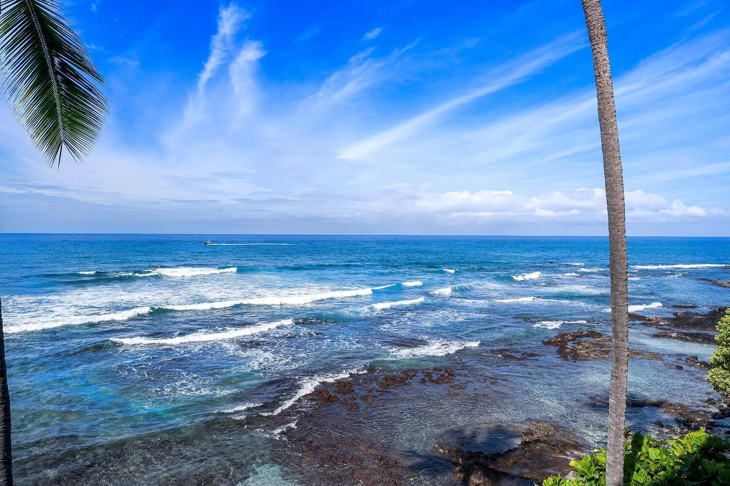Ferienhaus Villa Banyan Tree 301: Oceanfront 2/2 Remodeled With Ac Kailua-Kona USA
