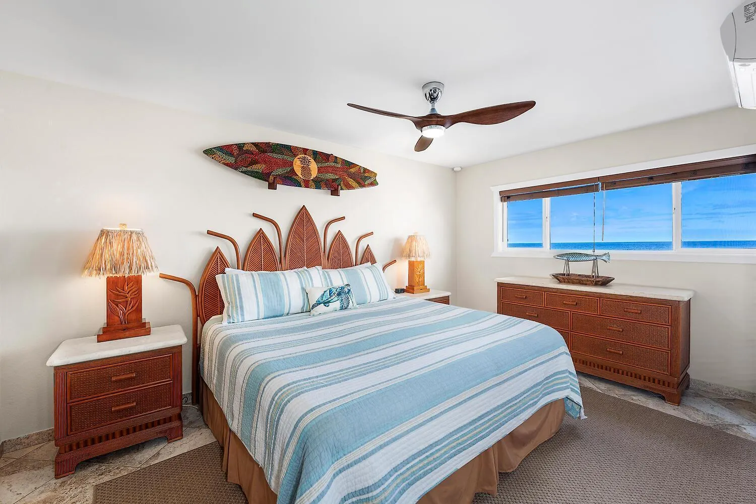 Villa Banyan Tree 301: Oceanfront 2/2 Remodeled With Ac Kailua-Kona Ferienhaus